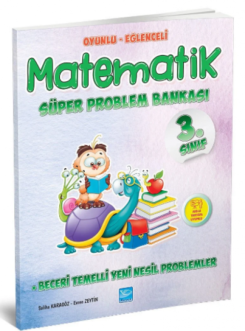 Koza 3. Sınıf Oyunlu-eğlenceli Matematik Süper Problem Bankası