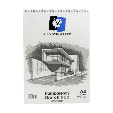 Alex Schoeller Alx-864 Eskiz Blok A4 50 55 Gram 30 Yaprak