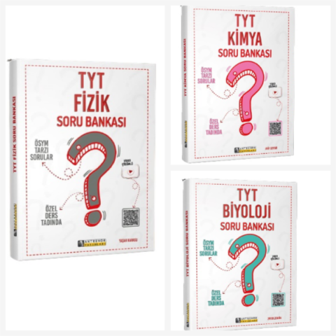 Antrenör Yayınları Tyt Fizik-kimya-biyoloji Soru Bankası