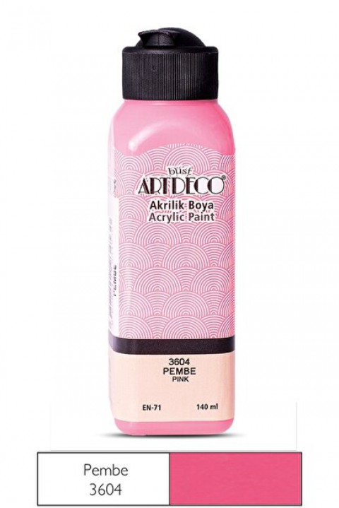 Artdeco Akrilik Boya 140 Ml Pembe