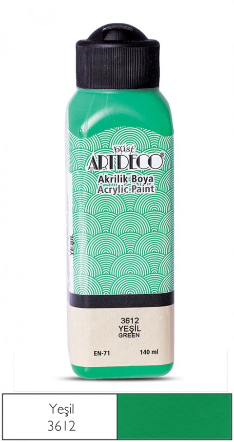 Artdeco Akrilik Boya 140 Ml Yeşil Artdeco Akrilik Boya 140 Ml Yeşil