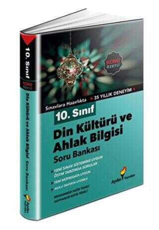 Aydın Yayınları   10. Sınıf Din Kültürü Ve Ahlak Bilgisi Konu Özetli Soru Bankası
