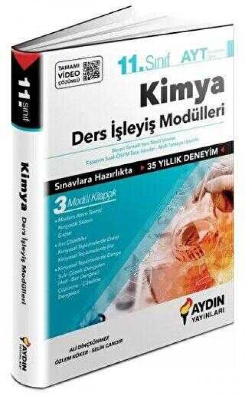 Aydın Yayınları   11. Sınıf Aydın Kimya Ders İşleyiş Modülleri