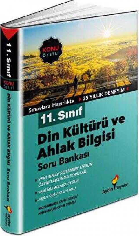 Aydın Yayınları   11. Sınıf Din Kültürü Ve Ahlak Bilgisi Konu Özetli Soru Bankası