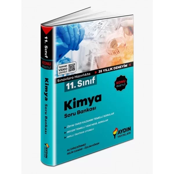 Aydın Yayınları   11. Sınıf Kimya Konu Özetli Soru Bankası