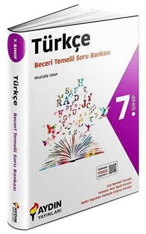 Aydın Yayınları   7. Sınıf Türkçe Beceri Temelli Soru Bankası
