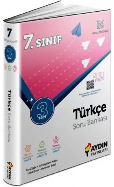 Aydın Yayınları 7. Sınıf Türkçe Üç Adım Soru Bankası