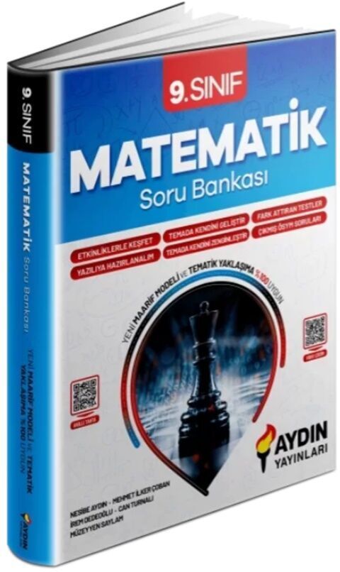 Aydın Yayınları 9. Sınıf Matematik soru Kitabı