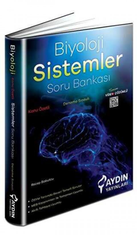 Aydın Yayınları   Ayt Biyoloji Sistemler Konu Özetli Soru Bankası
