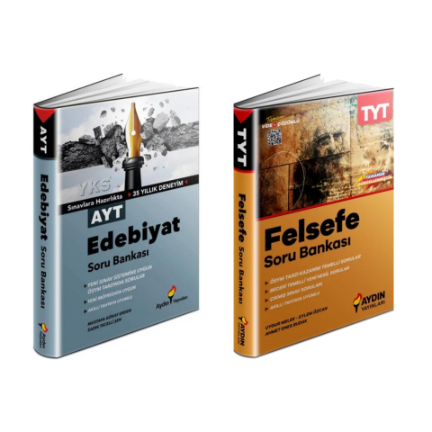 Aydın Yayınları  Ayt  Edebiyat & Tyt Felsefe   Soru  Bankaları