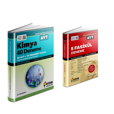 Aydın Yayınları  Ayt  Kimya & 5 Fasikül Deneme
