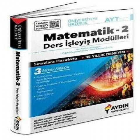 Aydın Yayınları Üniversiteye Hazırlık Matematik Ders İşleyiş Modülleri 2. Kitap