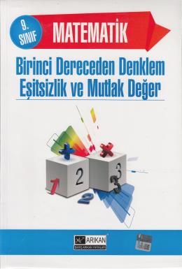 Barış Arıkan Yayınları 9.matematik Birinci Dereceden Denkelem
