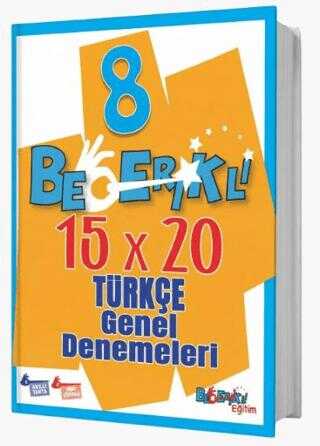 Becerikli Eğitim 8. Sınıf Türkçe 15x20 Genel Denemeleri