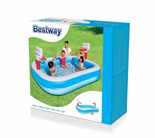 Bestway 251*168*102 Cm Basket Potalı Oyun Havuz Su Parkı