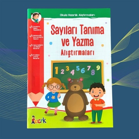 Bıcırık Sayıları Tanıma Ve Yazma Alıştırmaları Boyama Kitabı