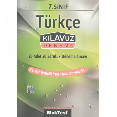Bloktest 7.sınıf Türkçe Kılavuz Deneme