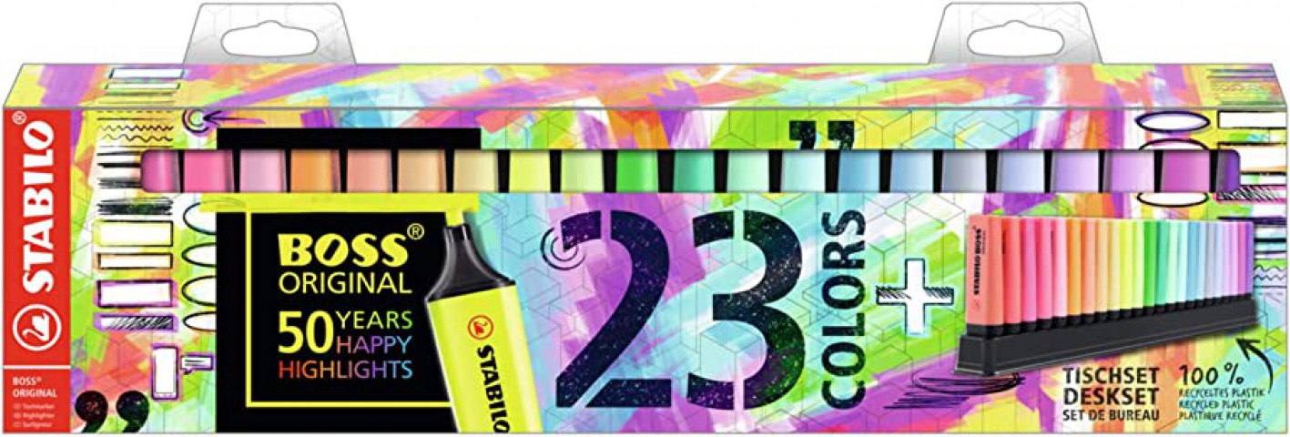Boss Original 50.yıla Özel Fosforlu Kalem Seti 7023-01-5