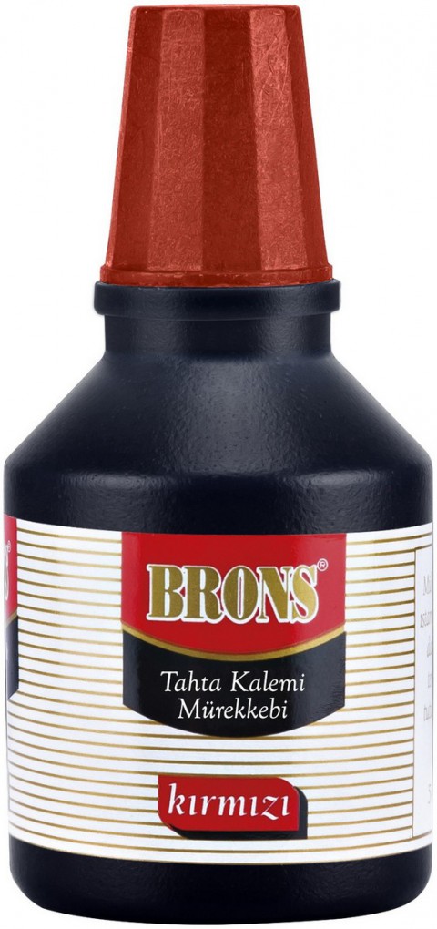 Brons Tahta Kalem Mürekkebi 30 Cc Kırmızı