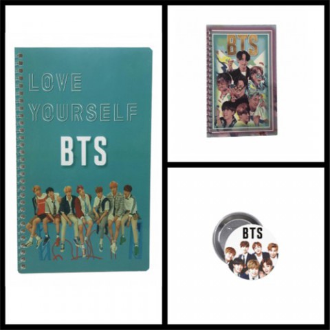 Bts A5 Ve A6 Not Defterleri Ve Bts Rozet Yeşil