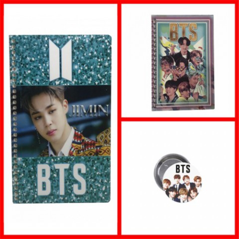 Bts A5 Ve A6 Not Defterleri Ve Bts Rozet