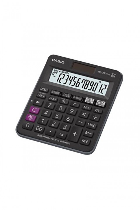 Casio Plus İşlem Kontrollü 12 Hane Masa Üstü Hesap Makinesi Mj-120d