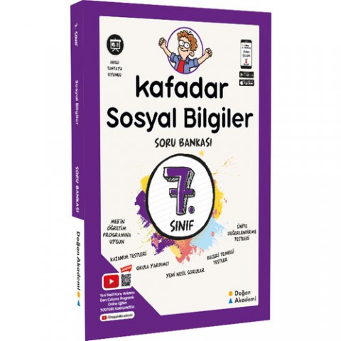 Doğan Akademi Kafadar 7. Sınıf Sosyal Bilgiler Soru Bankası