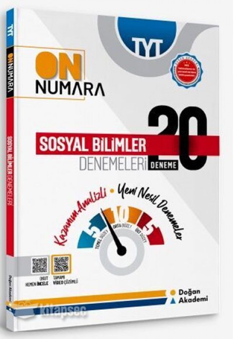 Doğan Akademi Tyt On Numara Sosyal Bilimler 20li Branş Deneme