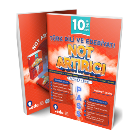Edu  10. Sınıf Edebiyat Pass Not Artırıcı
