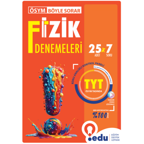 Edu Yayınları ÖSYM Böyle Sorar TYT Fizik Denemeleri