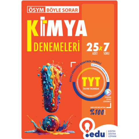 Edu Yayınları ÖSYM Böyle Sorar TYT Kimya Denemeleri
