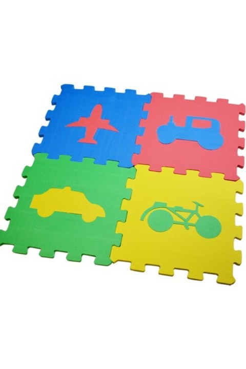 Eva Puzzle Oyun Karosu 9 Parça Yer Halısı 9 Adet (33 Cm X 33 Cm)