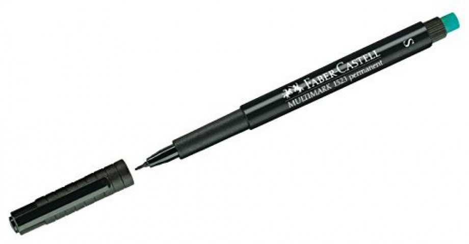 Faber Castell 10'lu S Multimark Permanent  Siyah Asetat Kalemi