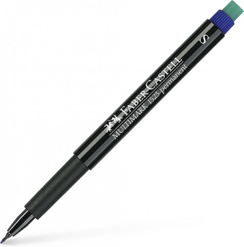 Faber Castell Permanent Asetat Cd Kalemi M Mavi 10 Adet