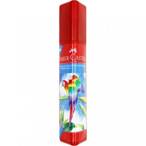 Faber-castell 12'li Tam Boy Üçgen Kuru Boya Kalemi 113313