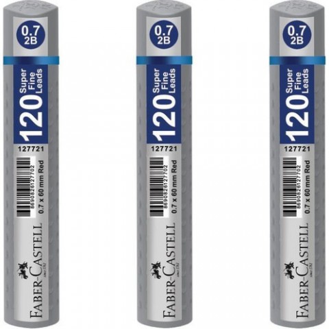 Faber-castell Grip Min  0.7 Kalem Ucu 120 Li Tüp 3 Adet