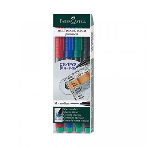 Faber-castell 152504 Asetat Kalemi M 4 Renk 5017152504000