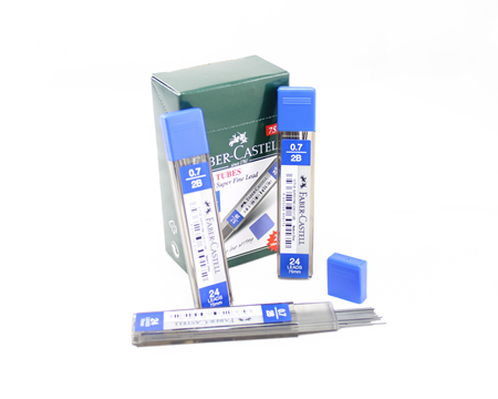 Faber-castell Kalem Uçu Siyah 0.7 Mm 2b 12 Adet