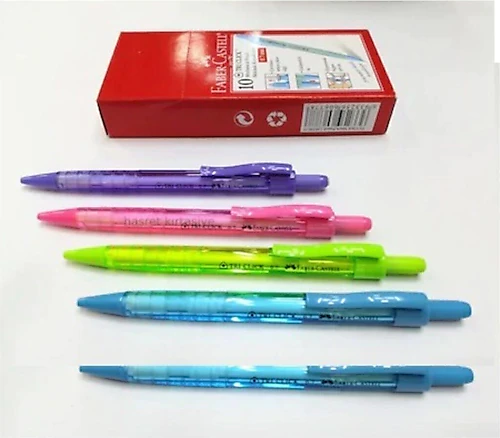 Faber Castell Tri Click Versatil Uclu Kalem  0.7 Mm Karışık Renk 10 Lu Set