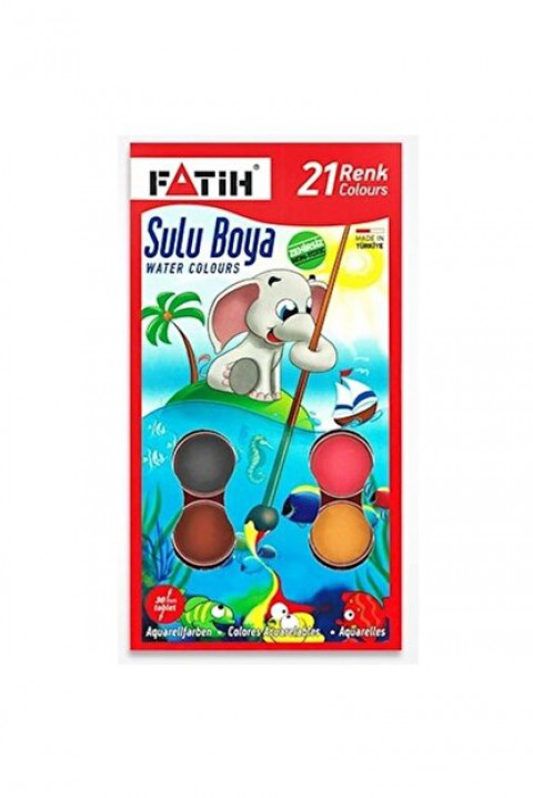 Fatih 21 Renk Sulu Boya