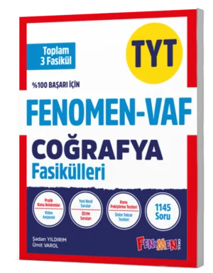 Fenomen Tyt Vaf Coğrafya Fasikül Seti (1-2-3. Fasikül)