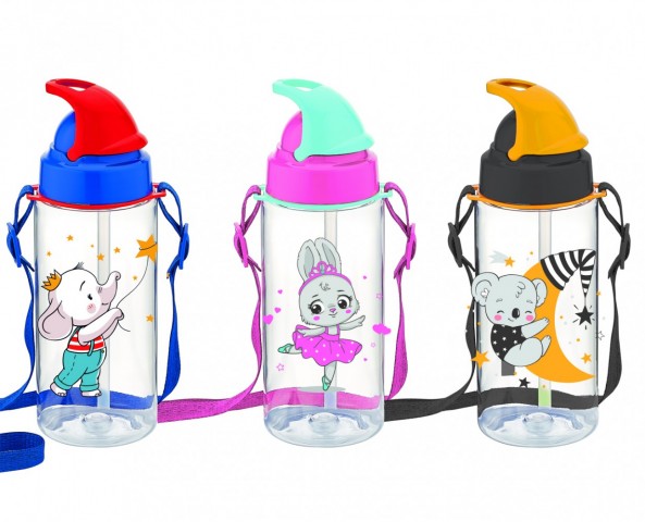 Gıpta Third Tritan Desenli Pipetli Matara 500 Cc