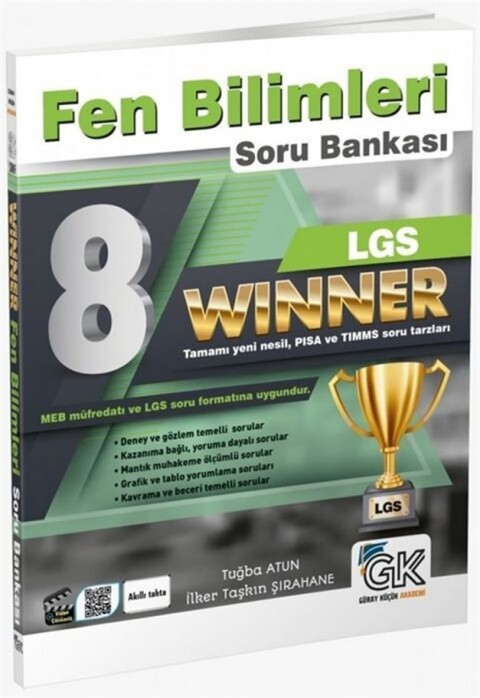 Gür Yayınları 8. Sınıf Lgs Fen Bilimleri Winner Soru Bankası