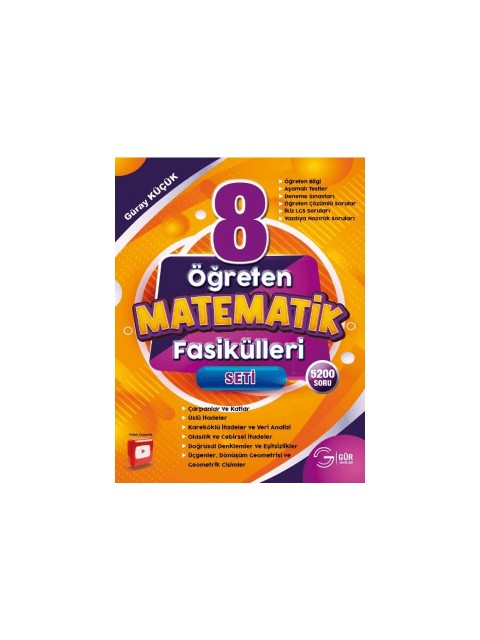 Gür Yayınları 8. Sınıf Öğreten Matematik Seti