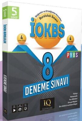 IQ Yayınları 5. Sınıf  İOKBS Bursluluk Sınavı 8 Deneme