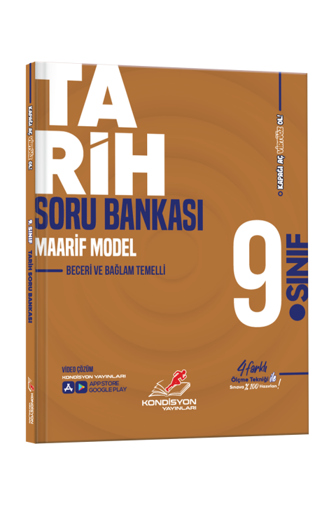 KONDİSYON  VİRTÜÖZ 9.SINIF TARİH SORU BANKASI (MAARİF MODEL)