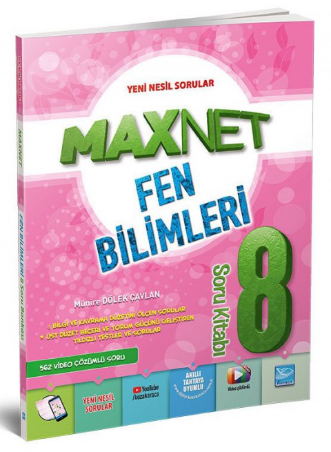Karaca Eğitim Yayınları Maxnet 8. Sınıf Fen Bilimleri Soru Kitabı