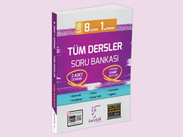 Karekök Lgs 8.sınıf 1.dönem Tüm Dersler Soru Bankası