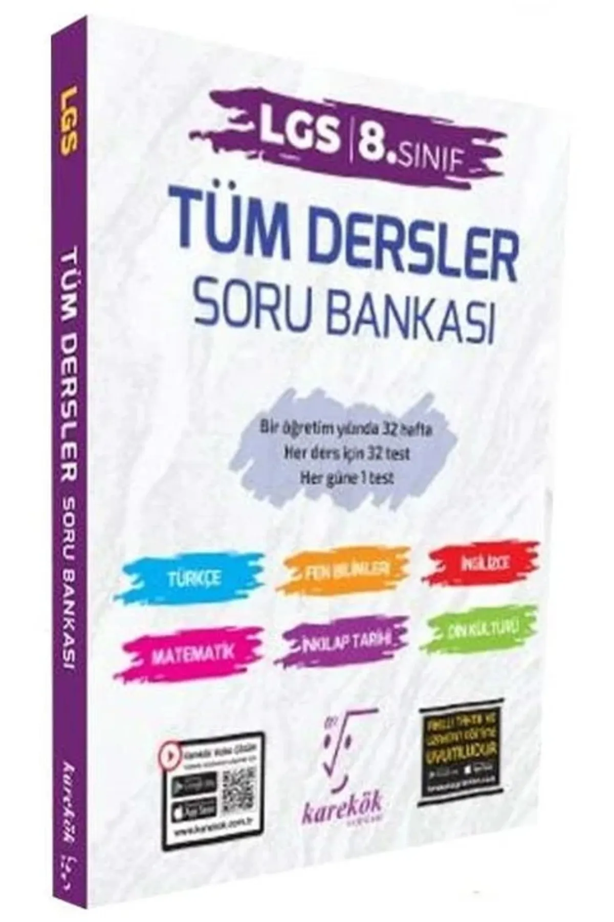 Karekök Yayınları 2024 8. Sınıf Lgs Tüm Dersler Soru Bankası