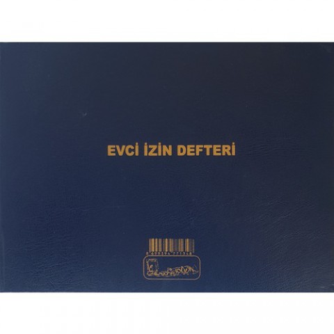 Kocaoluk Evci İzin Defteri Cilt Kapak